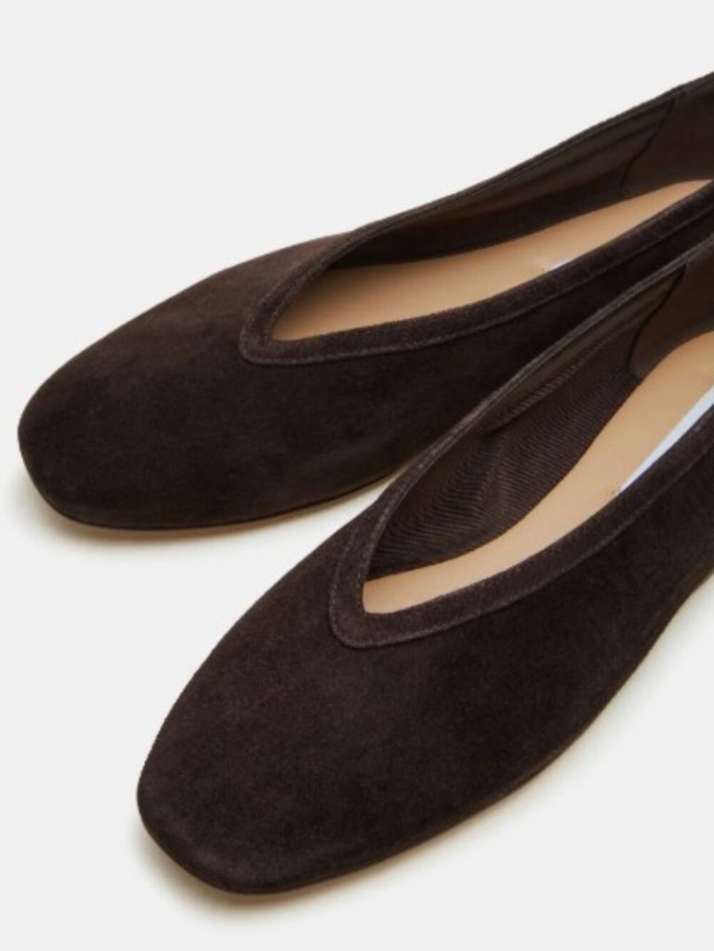 Steve Madden Leni Brown Suede Flats